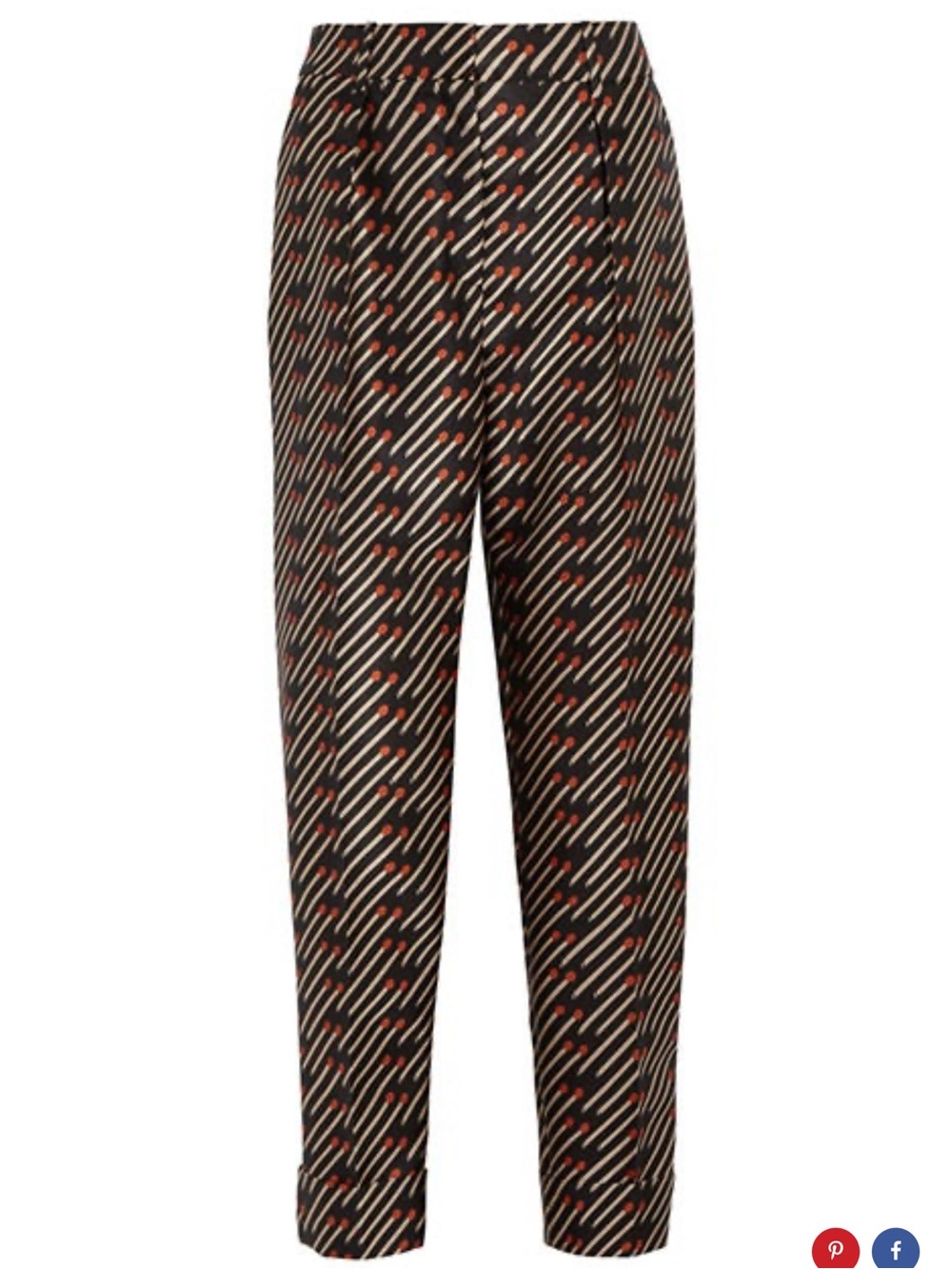 Stella McCartney Printed Pants Size 40